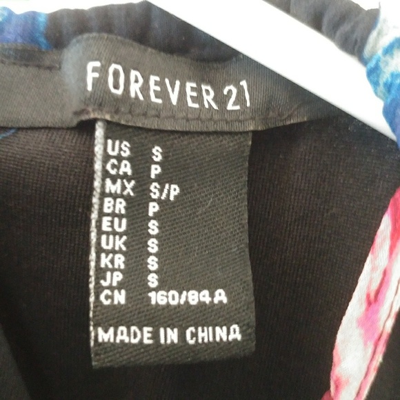 F21 Black floral maxi dress - Picture 6 of 7